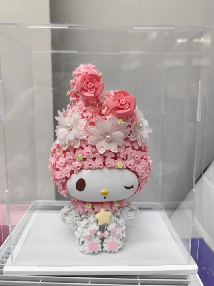 Good Floral & Wedding Decor Supply Photos - 花柄ガーデンテーマのビルディングブロックブラインドボックスキュートムーンライトクラブパズルデコレーションサプライズ誕生日コレクタブルギフト女の子向け