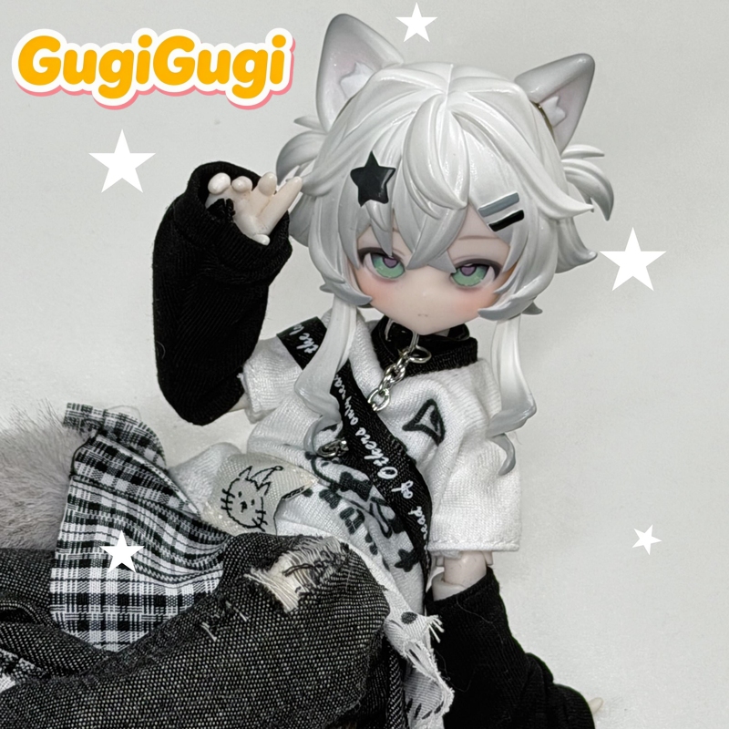 Wedding Yes - 本物の非食用ドール「ミャウ」3シリーズ限定版ハングカード 1/8 アクションフィギュア BJDドール デスクトップ装飾モデル コレクション