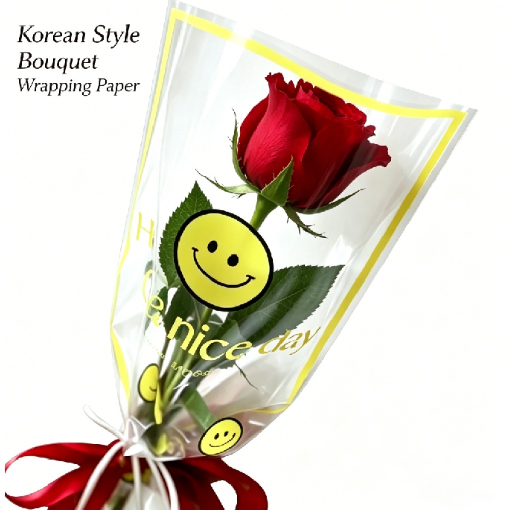 Good Floral & Wedding Decor Supply Photos - スマイリーマルチフラワー花柄スリーブDIYギフトブーケ結婚式バレンタインクラフト用品マッチング小型防水装飾品