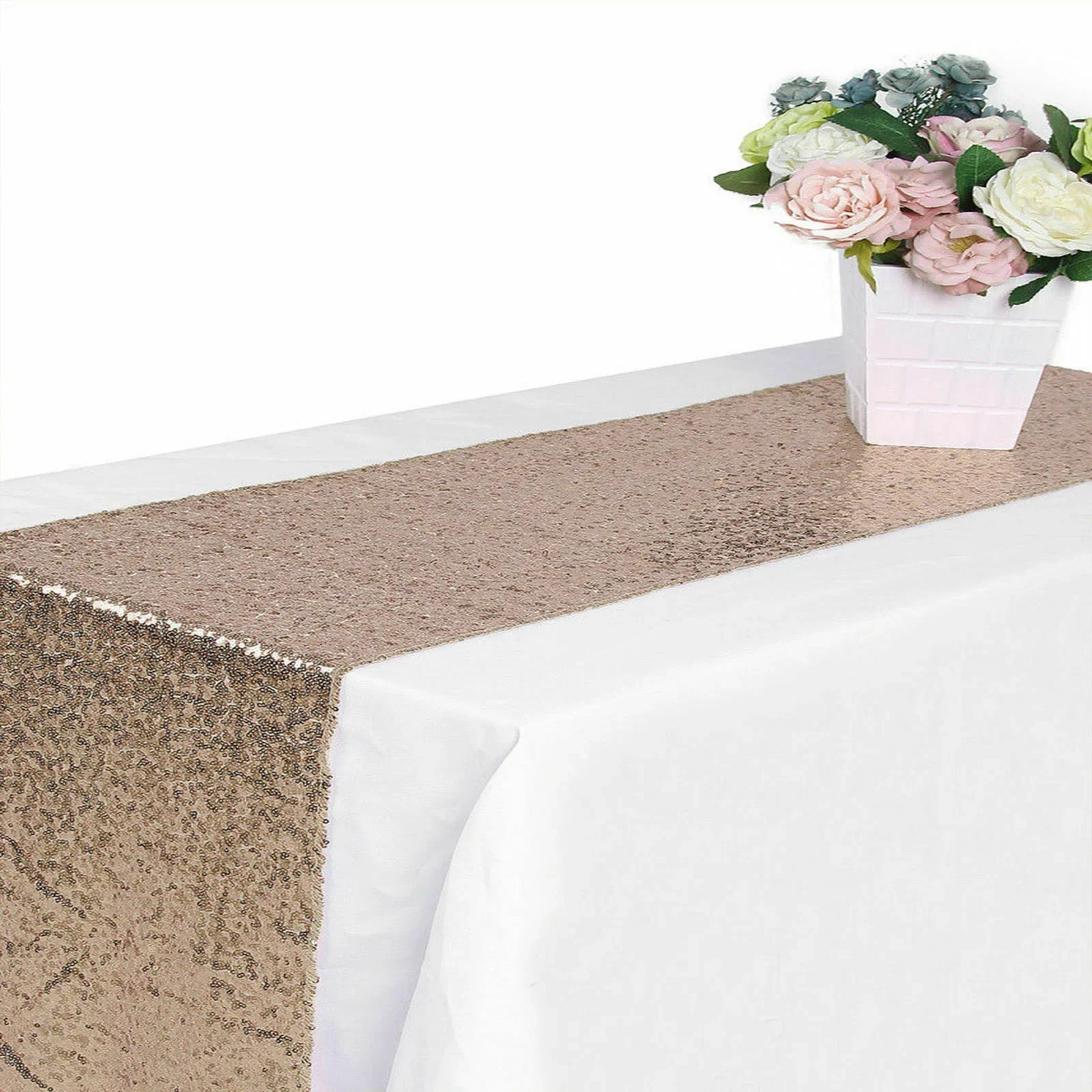 お祝い用スパンコールテーブルクロス テーブルランナー テーブ - Table Runner Sequin のレビューと価格