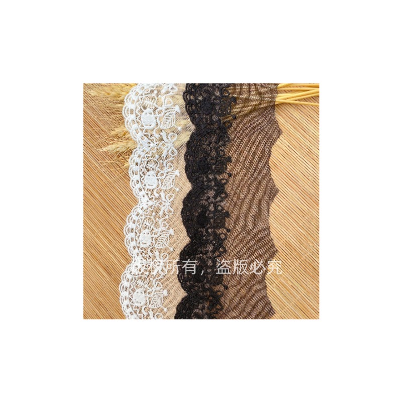 ミルクファイバーレーストリム 花柄刺繍ネットレース ドレス縫 - Wedding Water Supply のレビューと価格