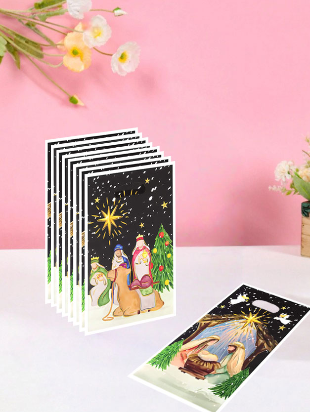 20個/40個入り洗礼式をテーマにしたギフトバッグ、夜と雪の - Wedding/Event Supply Store のレビューと価格