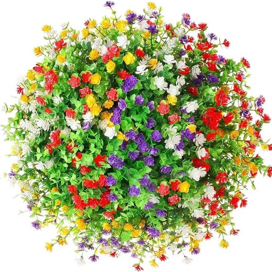 3/6 個人工植物の花ユーカリベビーブレスフェスティバル結婚 - Flower Girl Basket のレビューと価格