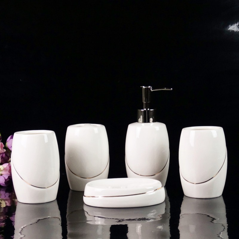 バスルーム用ウェディングギフト/赤いセラミックバスルーム用品 - Wedding Bathroom Supply Kit のレビューと価格