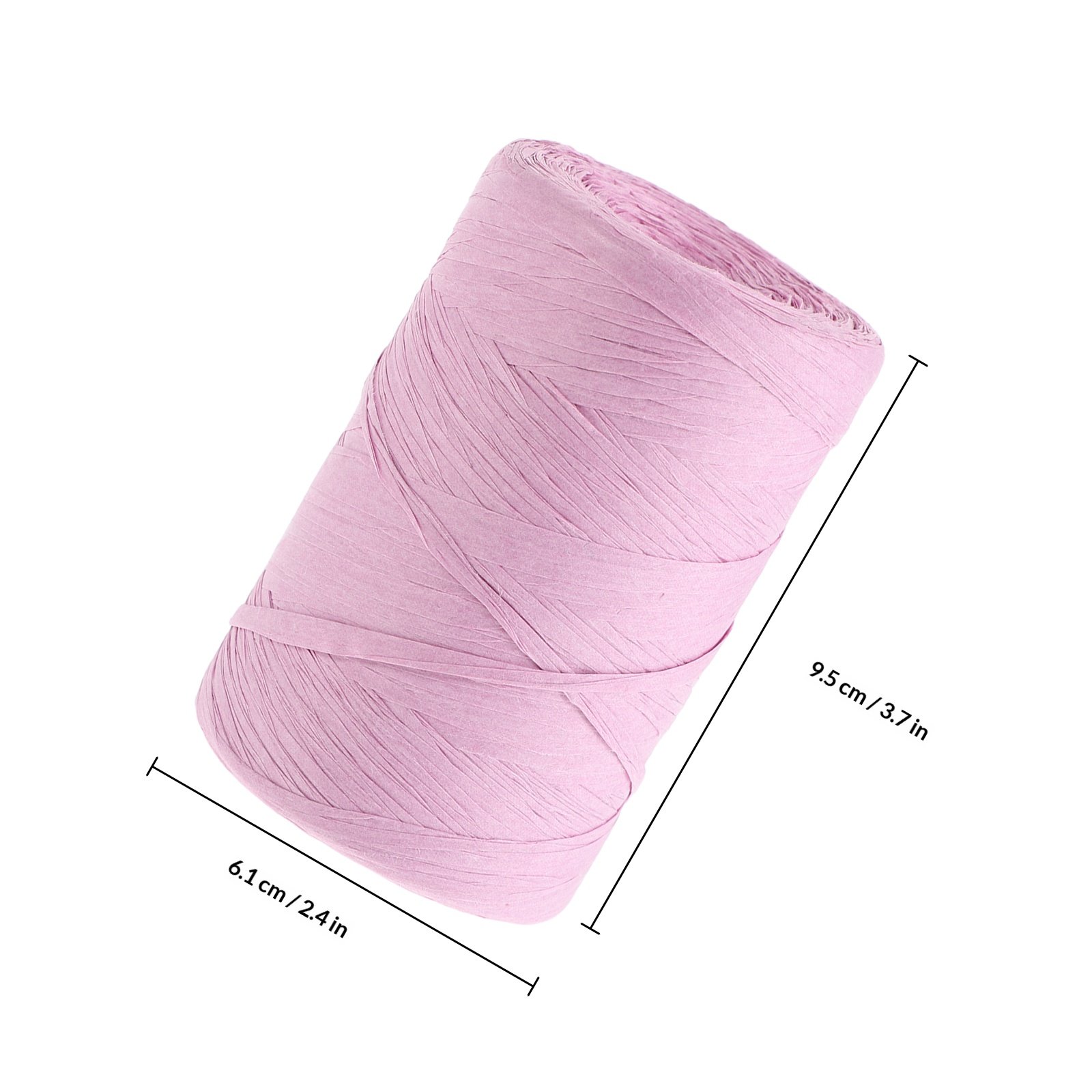 フラットラフィアペーパーストリング カラフルな包装リボン 花 - Papercraft Supply Ribbon のレビューと価格
