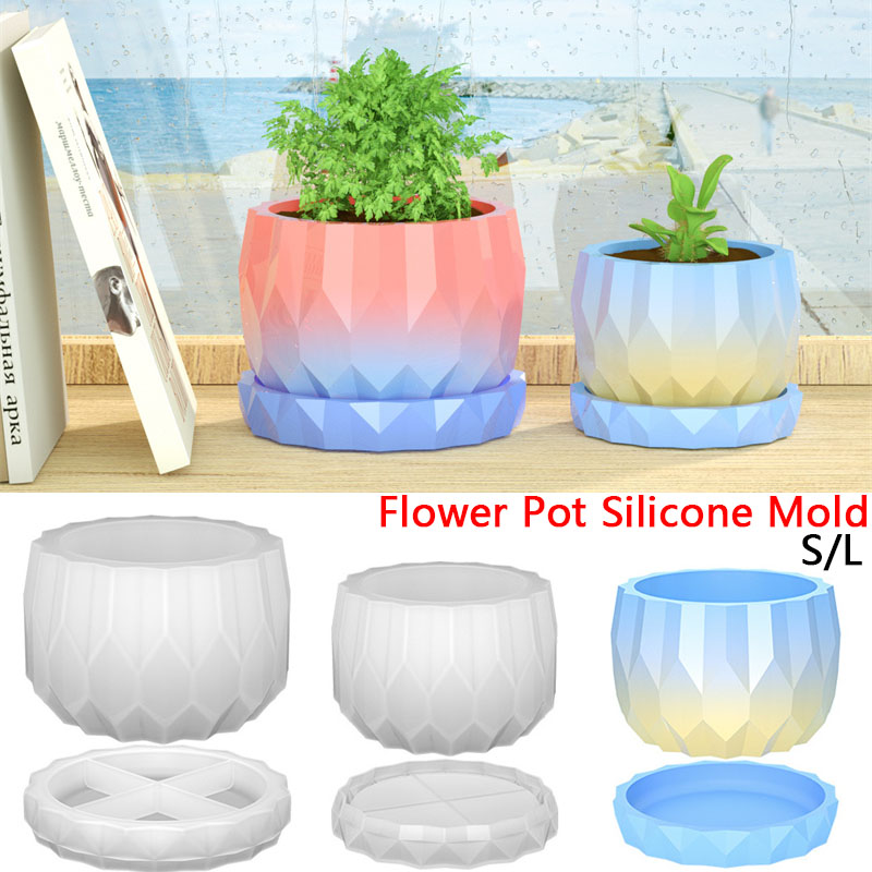 コンクリート植木鉢とソーサー用のシリコンプランター型,DIY - Flower Girl Basket のレビューと価格