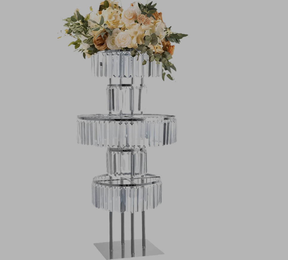 4個セット フラワーラック クリスタルロードリード 39イン - Wedding/Event Supply Store のレビューと価格