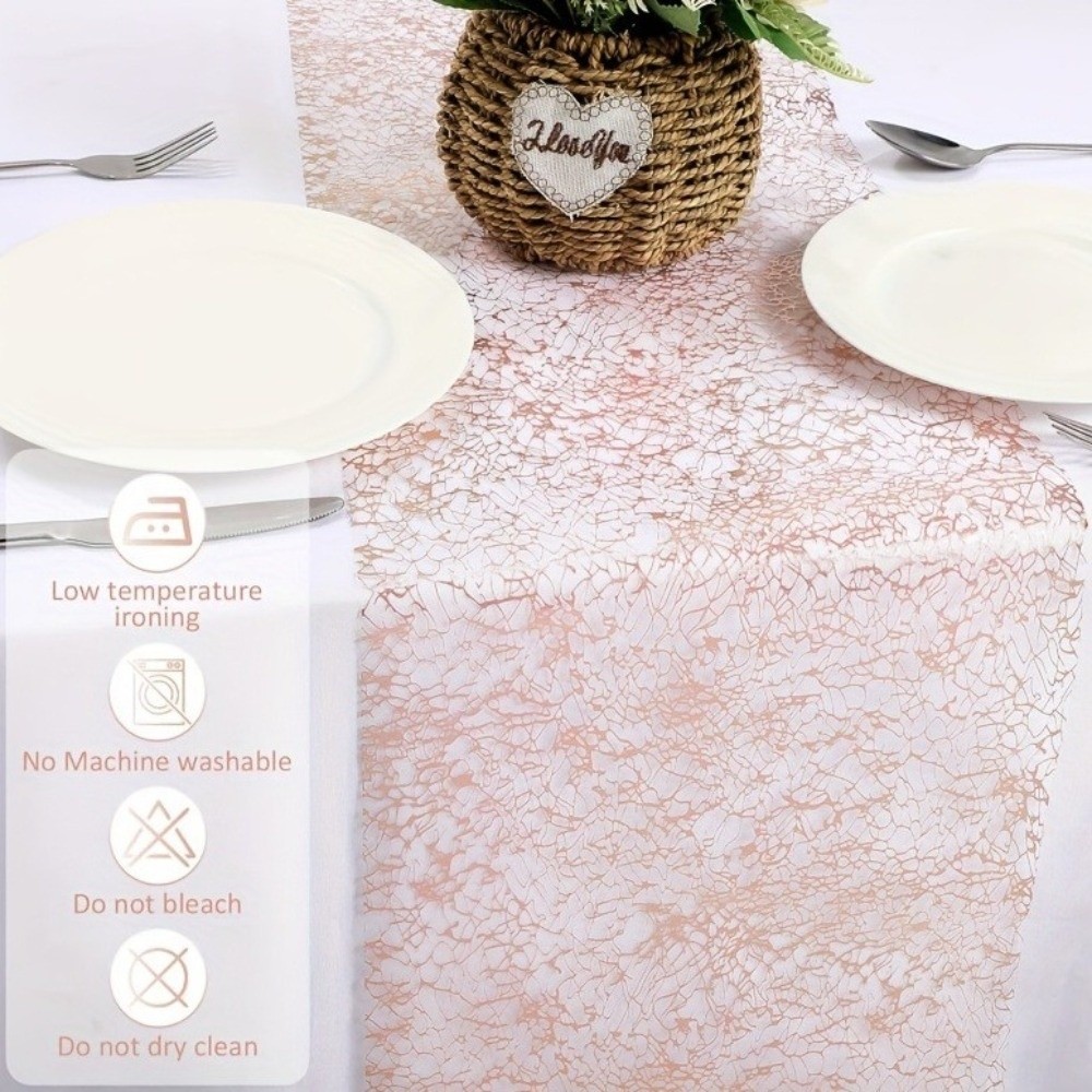 スパークリンググリッターテーブルランナー長方形カオスパターン - Table Runner Sequin のレビューと価格